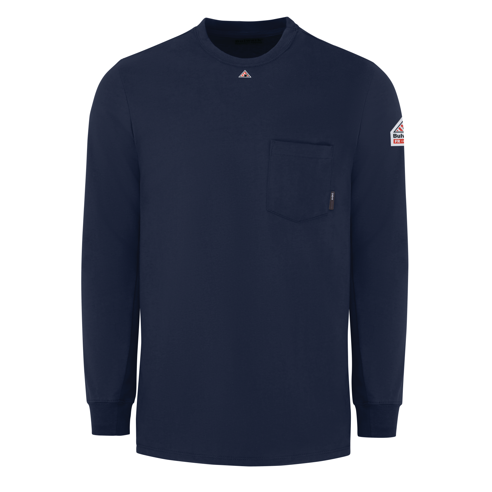PS_BW_SET2NV_F Excel FR Knit Long Sleeve T-Shirt SET2 in Navy