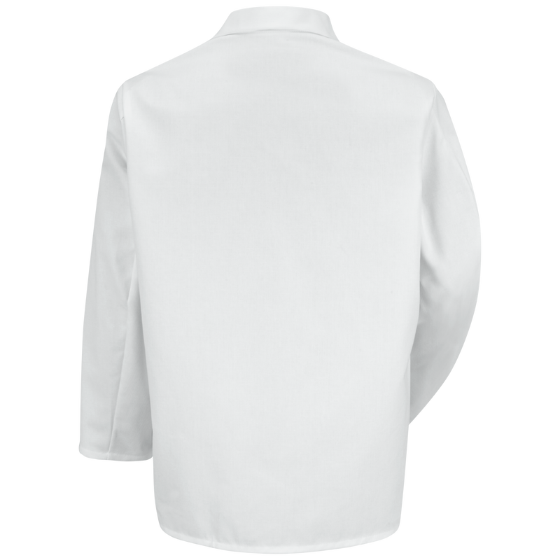 PS_RK_4010WH_B Red Kap Notch Collar Twill Counter Coat - 4010WH
