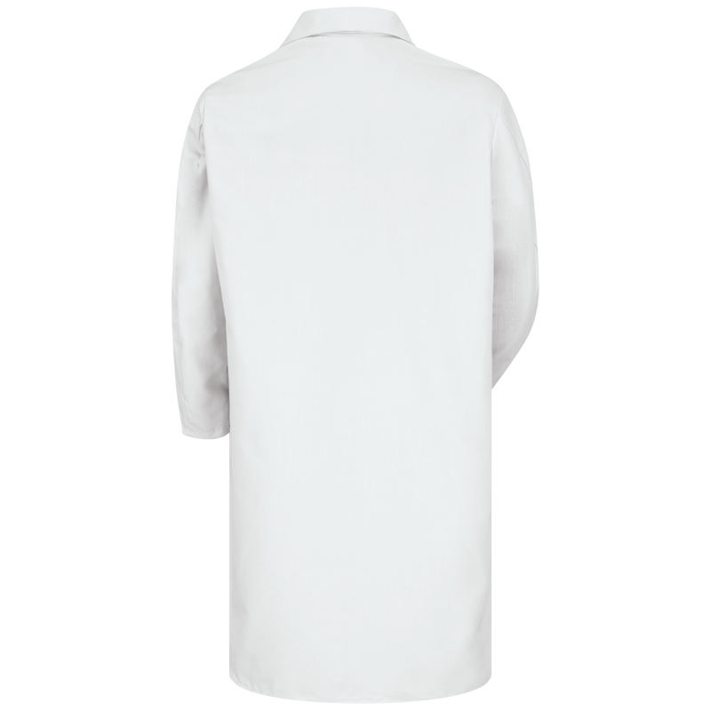 PS_RK_5080WH_B Red Kap Men's Gripper Front Lab Coat - 5080