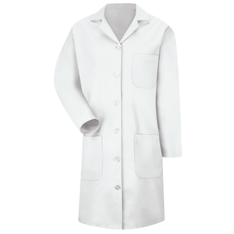 PS_RK_KP13WH_F Red Kap Women's 6 Button Lab Coat - KP13