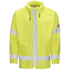 Hi-Visibility Flame Resistant Rain Jacket CAT2 Bulwark - JXN6