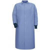 Gripper Front Spun Polyester Pocketless Butcher Coat with Knit Cuffs Red Kap - KS60