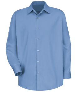 5.25 oz. Men's Specialized Long Sleeve Pocketless Cotton Work Shirt Red Kap - SC16