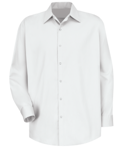 5.25 oz. Men's Specialized Long Sleeve Pocketless Cotton Work Shirt Red Kap - SC16