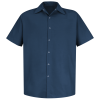4.25 oz. Men's Specialized Short Sleeve Pocketless Work Shirt Red Kap - SP26