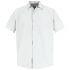 5 oz. Men’s Specialized Short Sleeve Pocketless Polyester Work Shirt Red Kap TouchTex™ - SS26
