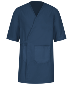 5 oz. Collarless Butcher Wrap with Pockets Red Kap - WP10