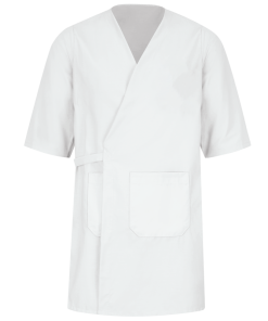 5 oz. Collarless Butcher Wrap with Pockets Red Kap - WP10