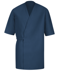 No Pockets Collarless Butcher Wrap Red Kap - WP18