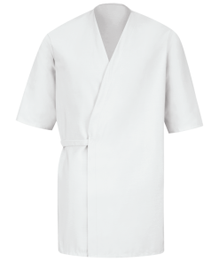 No Pockets Collarless Butcher Wrap Red Kap - WP18