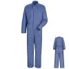 Red Kap Coveralls 100% Cotton Button Front Style CC16