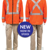 Full Zipper FR Fleece Jacket Safety Striping- Style OSO328