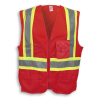 BK209ZIP vest in red