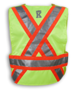 BK444LM vest in lime green