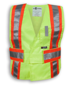 BK444LM vest in lime green