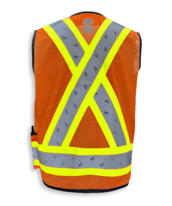 BK305-MESH vest in orange