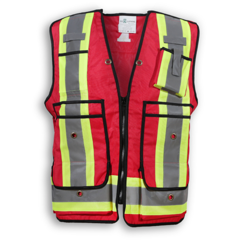 BK306RED+FRONT BK306-2 vest in red