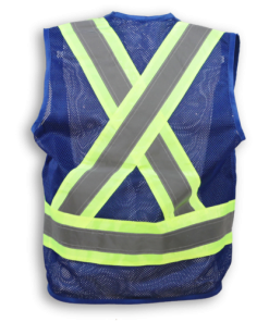 BK402-MESH-RB vest in royal blue