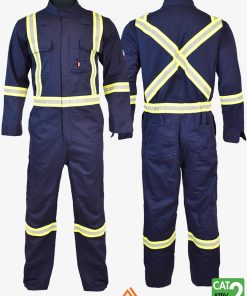 IFR FR Flame Resistant Bizflame Coveralls Navy Blue