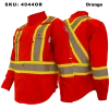 FR/AR High-Vis 4-inch Striping Button-Down Work Shirt - 4044