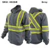 FR/AR Zip-Up Hoodie 4-inch Segmented Striping - 402