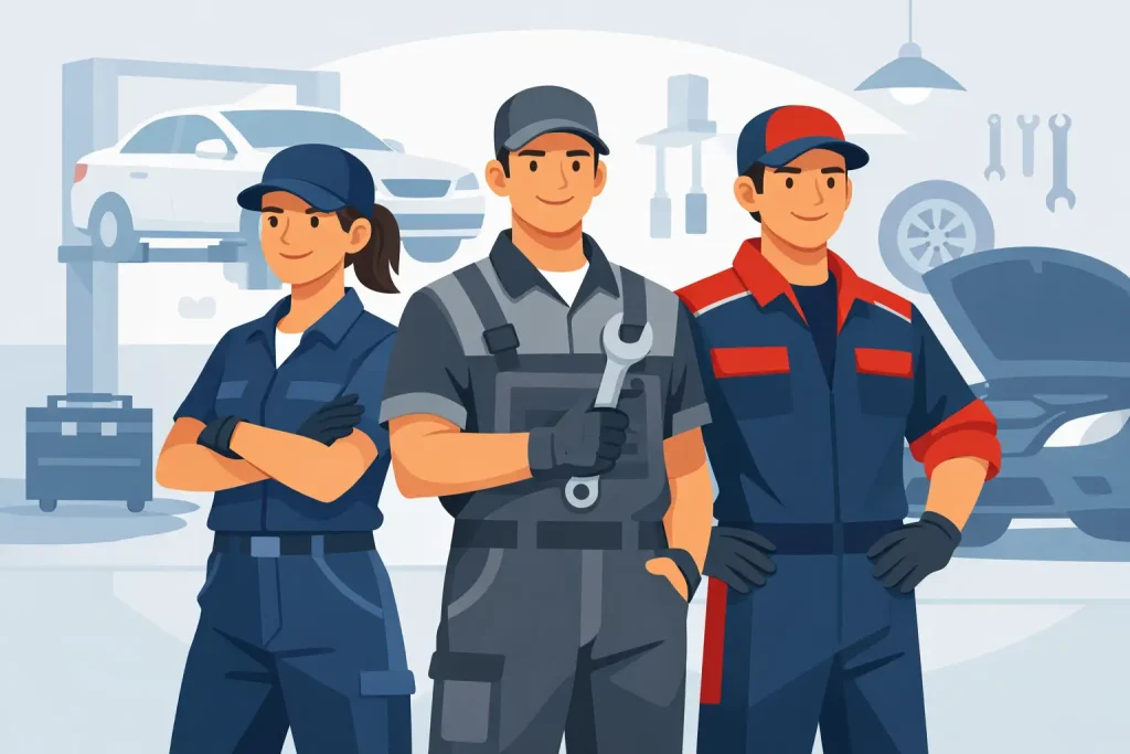 Best Mechanic Shop Uniforms for Daily Service Work