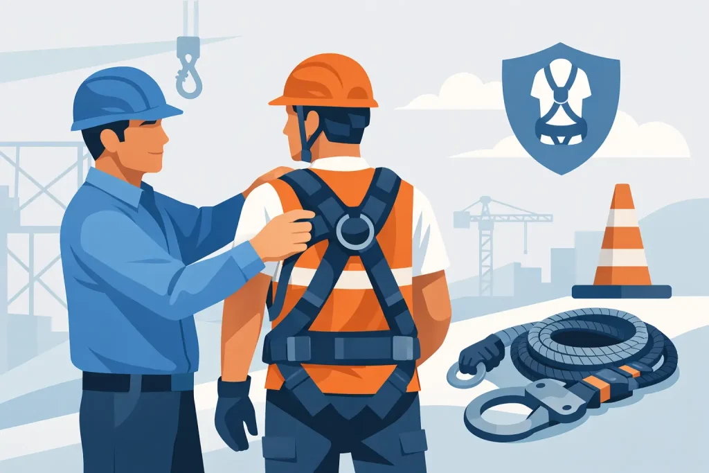 How to Fit a Safety Harness Safely at Work